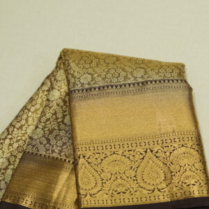 coffee shade saree